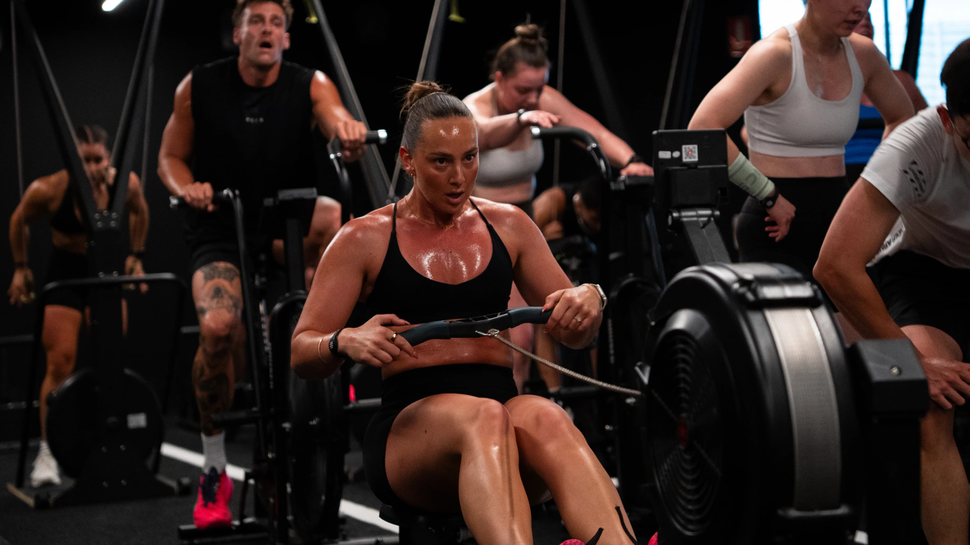 Housed ambassador athlete training in a gym - powerlifting, CrossFit, and performance sport