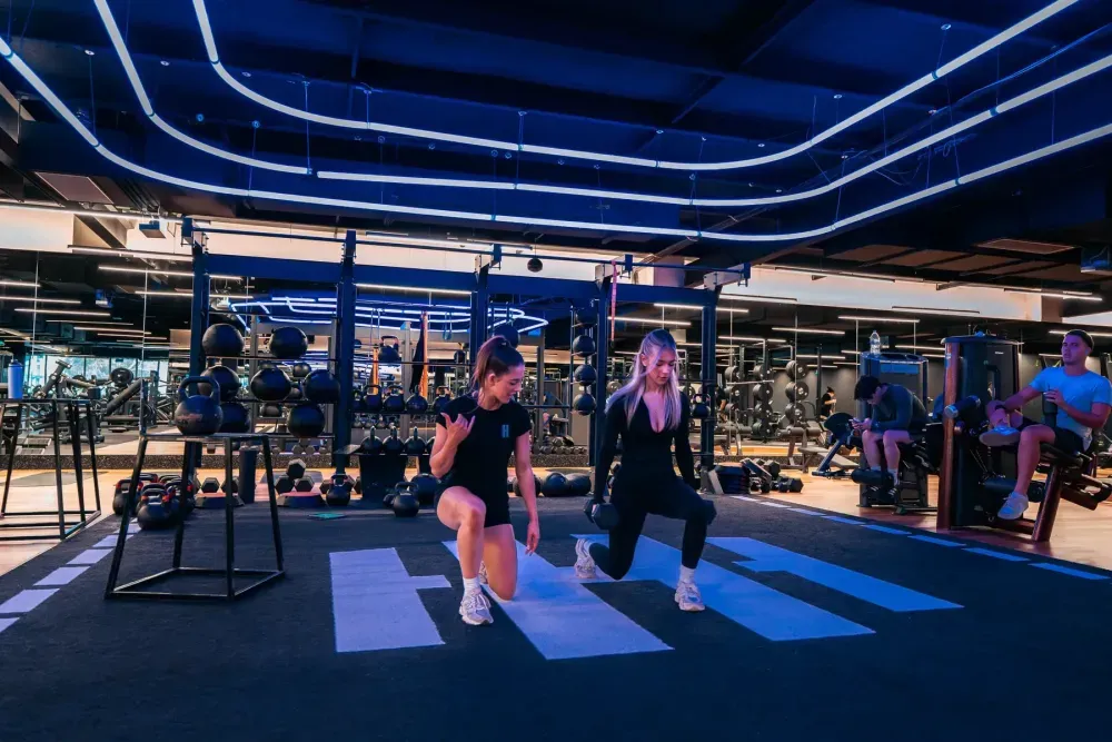 Athlete training for hybrid performance at a Housed gym in Sydney
