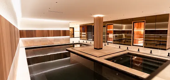 Housed Sydney wellness spa, reformer pilates, and gym membership package featuring infrared saunas, steam room, mineral spa, pilates studio, and gym facilities