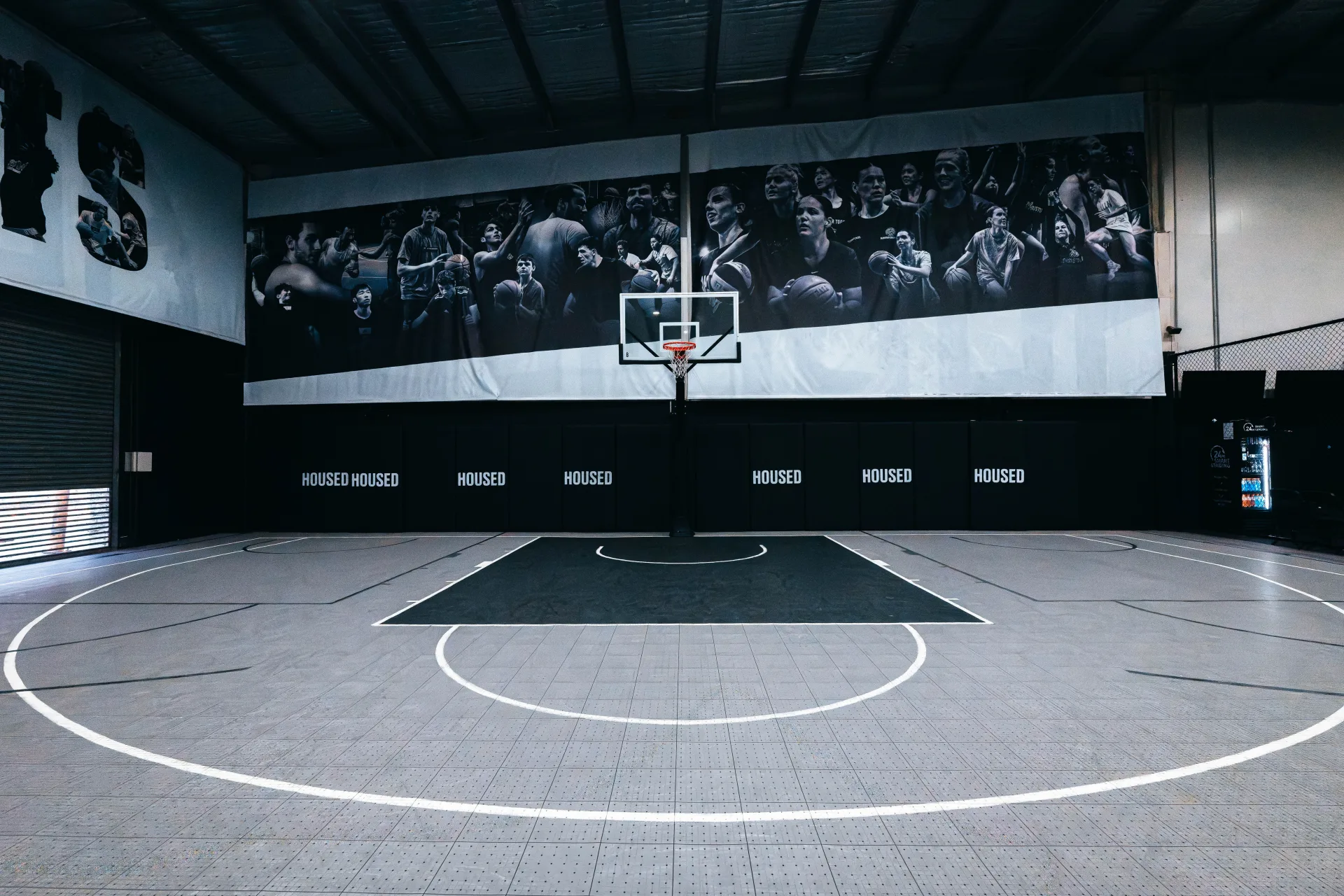 Premium indoor basketball court in Chatswood with 3 half courts, shooting machines & expert coaching.
