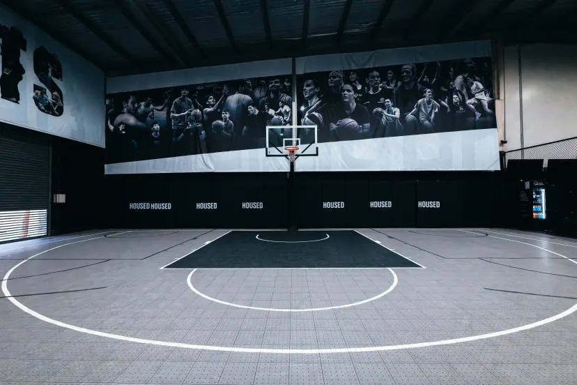 Premium indoor basketball court in Chatswood with 3 half courts, shooting machines & expert coaching.