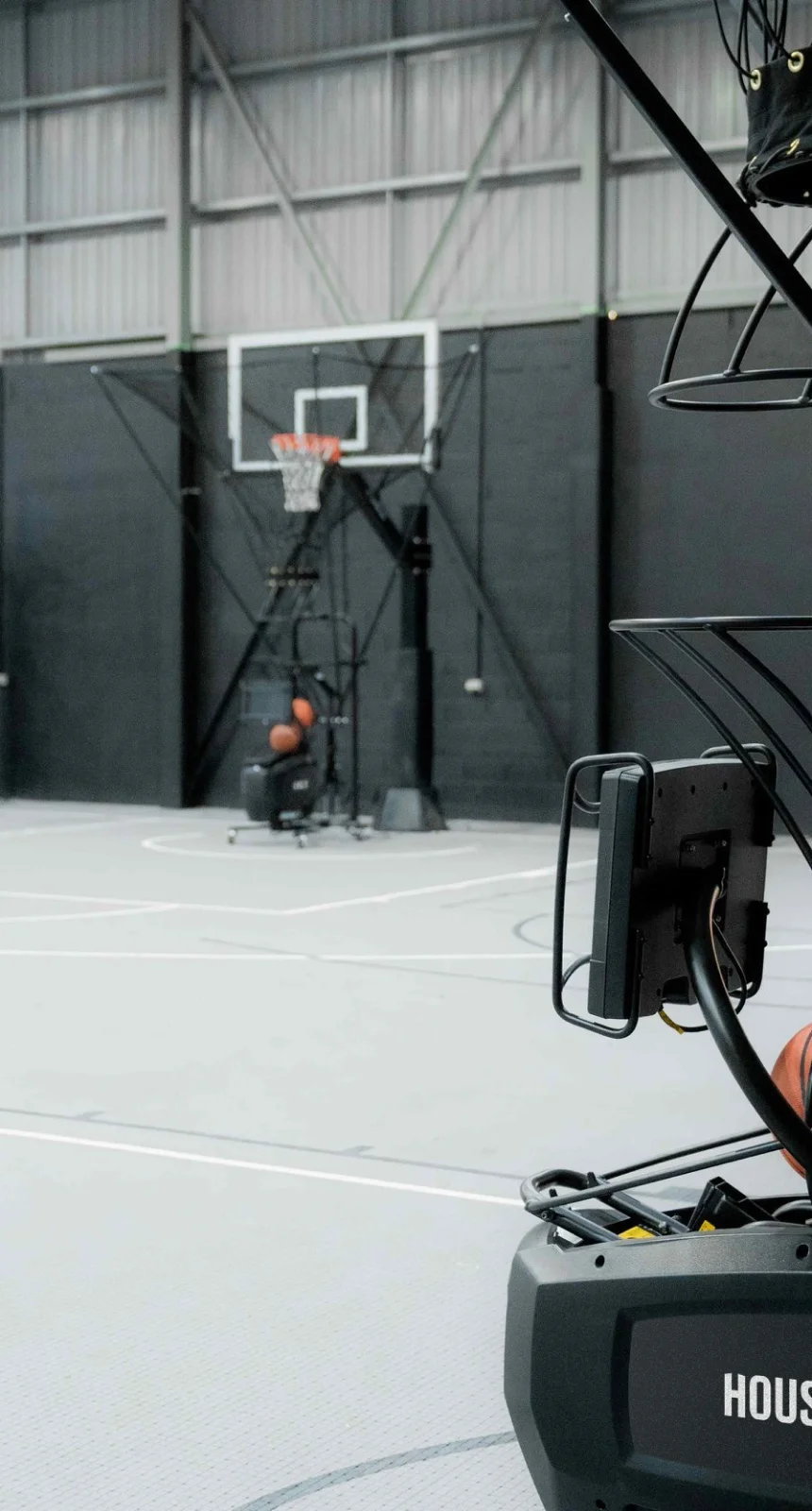 Premium indoor basketball court in Chatswood with 3 half courts, shooting machines & expert coaching.